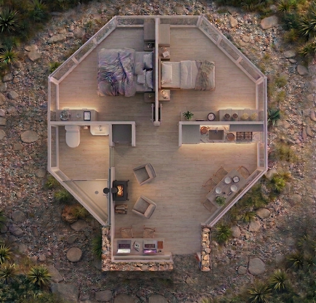 Planta baja de vivienda